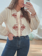 Charger l'image dans la galerie, Blouse brodée
