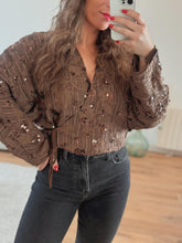 Charger l'image dans la galerie, Blouse à sequins
