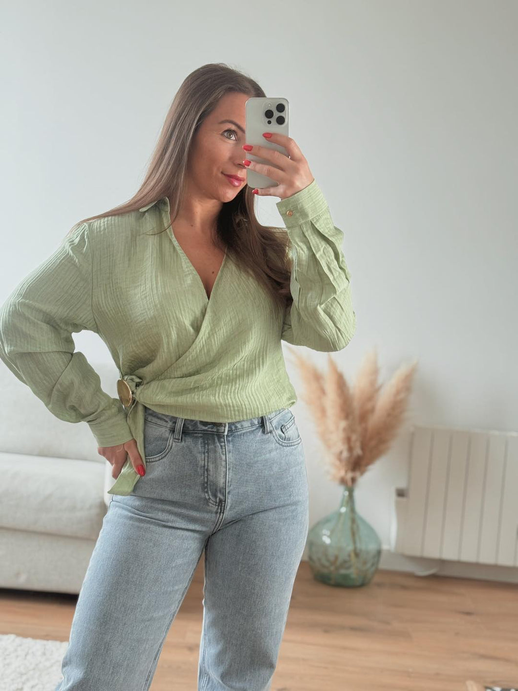 Blouse verte