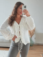 Charger l&#39;image dans la galerie, Blouse en gaze de coton
