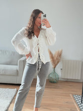 Charger l&#39;image dans la galerie, Blouse en gaze de coton
