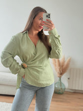 Charger l&#39;image dans la galerie, Blouse verte
