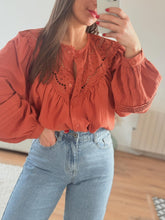 Charger l&#39;image dans la galerie, Blouse terracota
