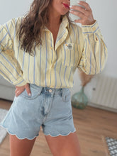 Charger l&#39;image dans la galerie, Chemise à rayures jaune
