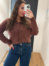 Charger l'image dans la galerie, Gilet couleur café
