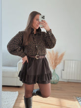 Charger l'image dans la galerie, Jupe short velours
