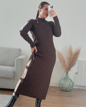 Charger l'image dans la galerie, Robe pull choco
