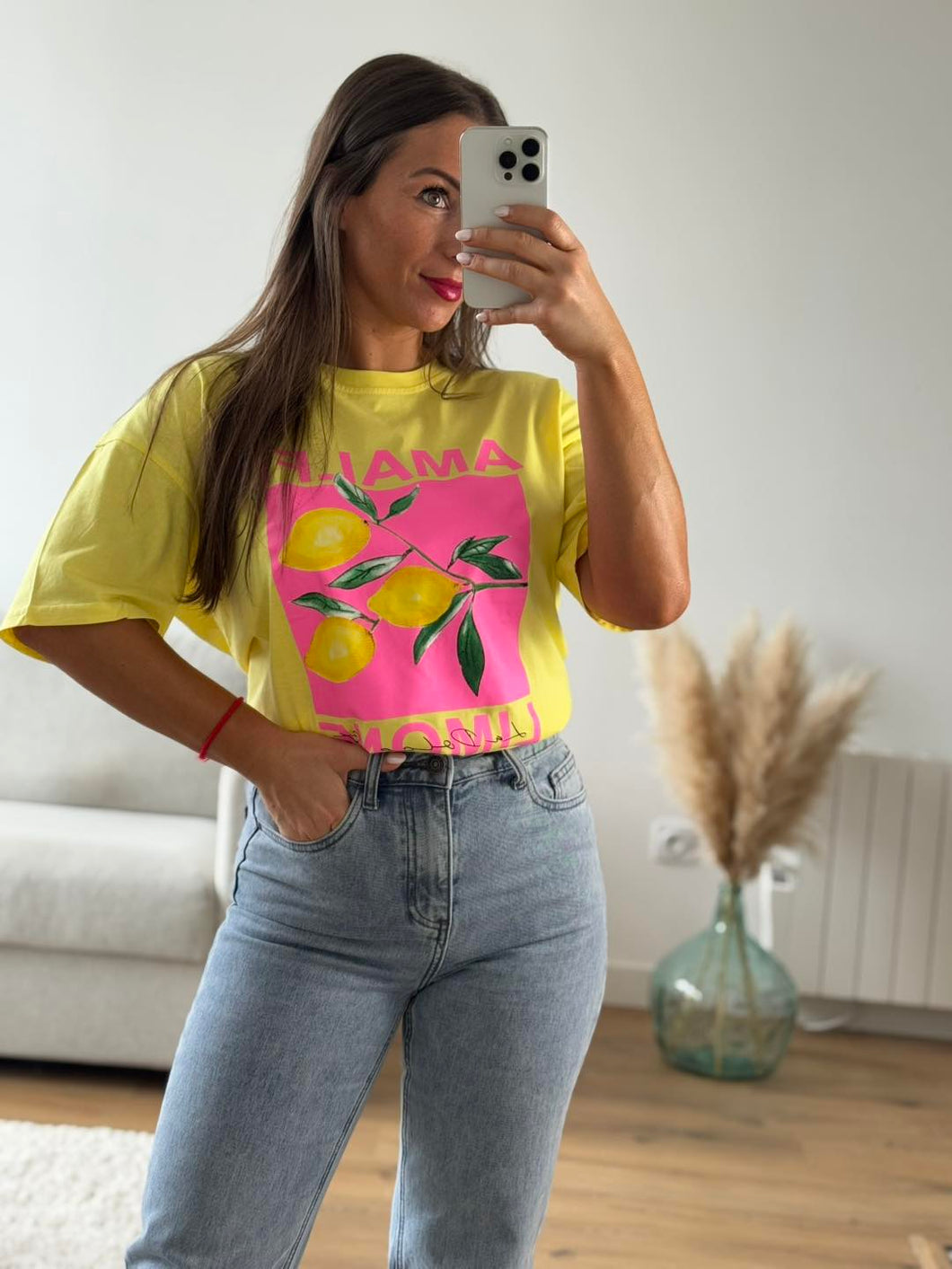 Tee shirt jaune