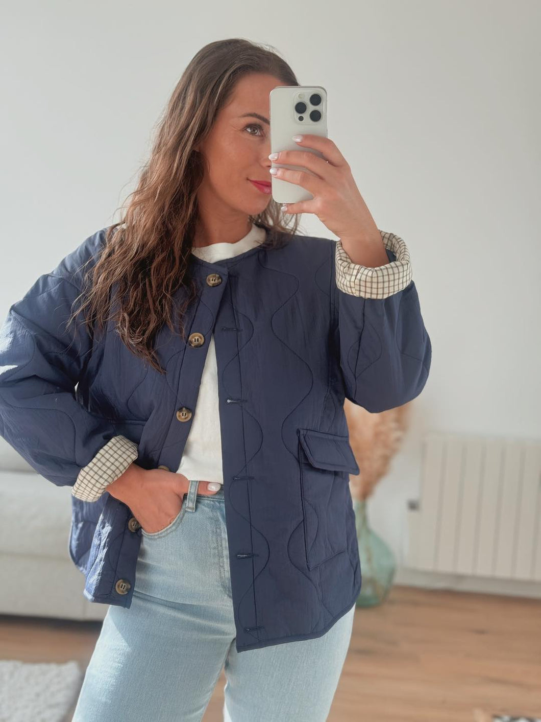 Veste bleu marine